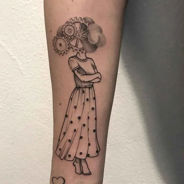 Author's Style tattoo by Anna Neudecker in Milano