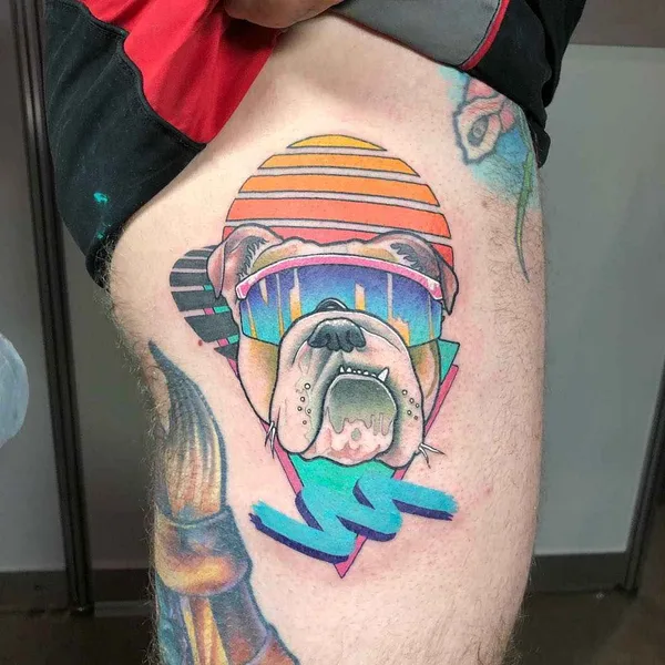 Neo Traditional tattoo by Leisure Brodie Bandit in Perth