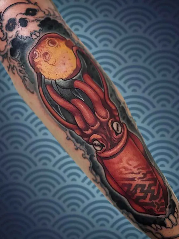 color japanese татуировка на forearm #14687 | Тату мастер Alejandro Monea