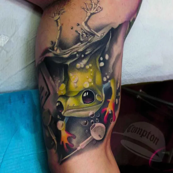 Author's Style tattoo by Steven Compton in Houston