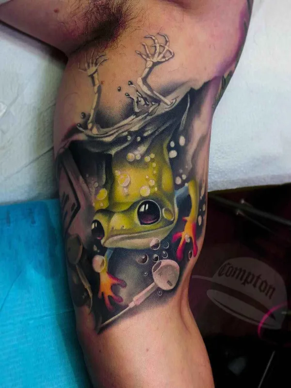 Author's Style tattoo by Steven Compton in Houston
