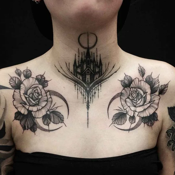 Abstract tattoo by Thomas Eckeard in Arcadia