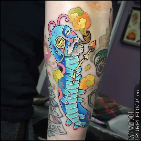 Author's Style tattoo by Дмитрий PurpleDick Яковлев in Moscow