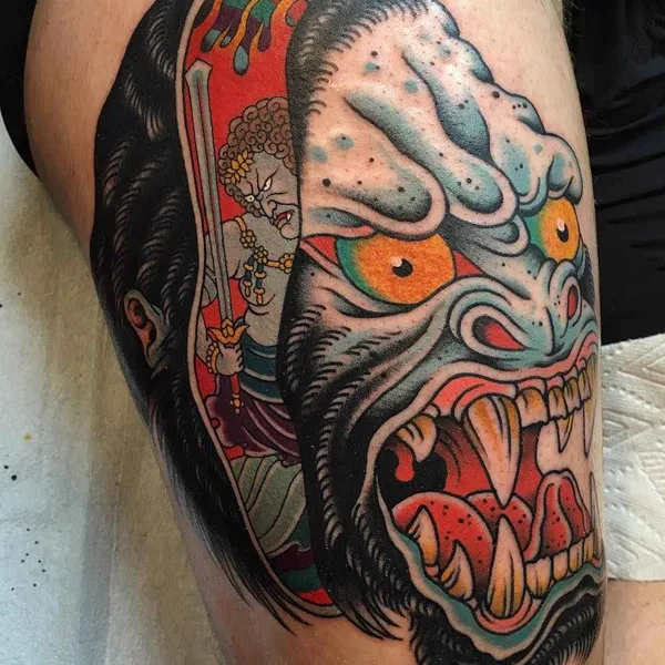 Авторская tattoo by Gregory Whitehead