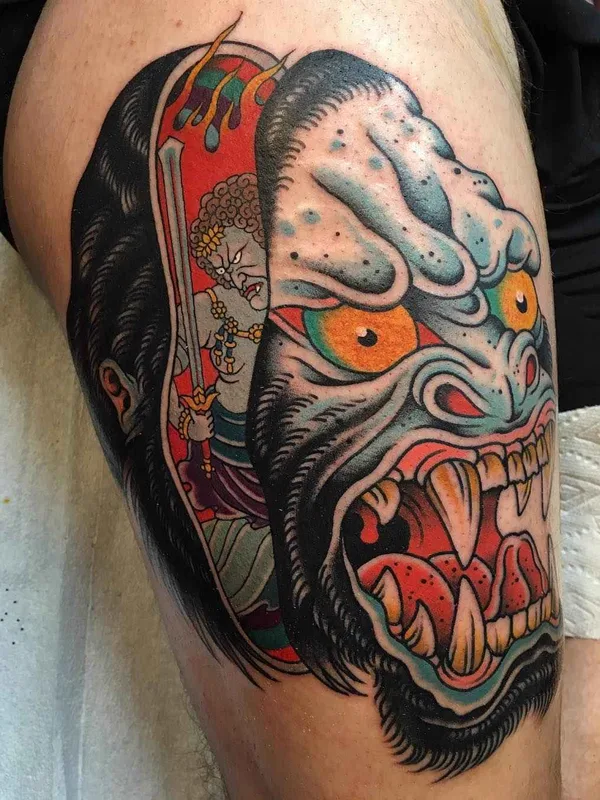 Авторская tattoo by Gregory Whitehead