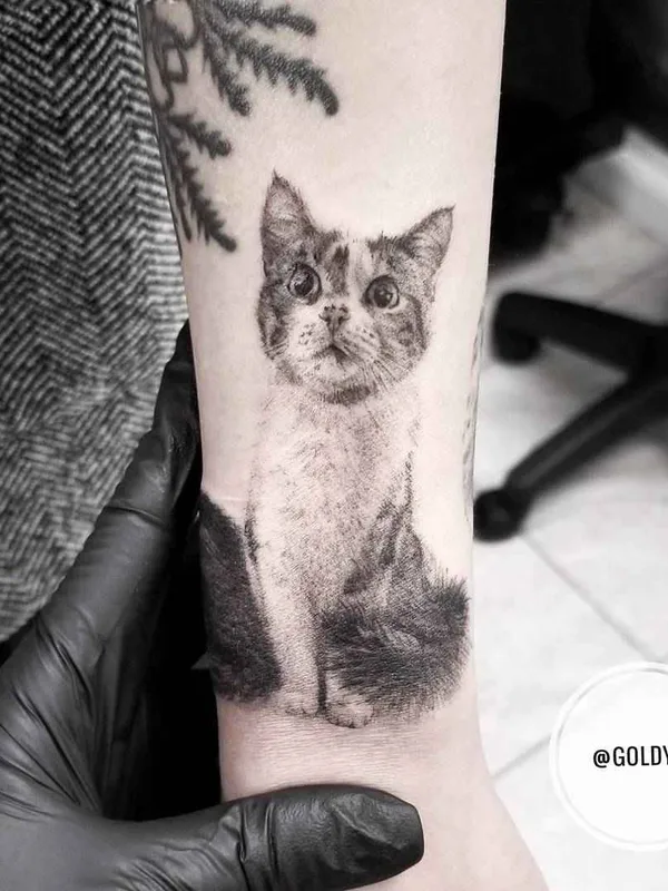 black and grey realism татуировка на forearm #18556 | Тату мастер Zlata Kolomoyskaya