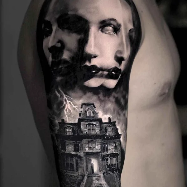 Авторская tattoo by Michael Taguet in Saint-Chamond