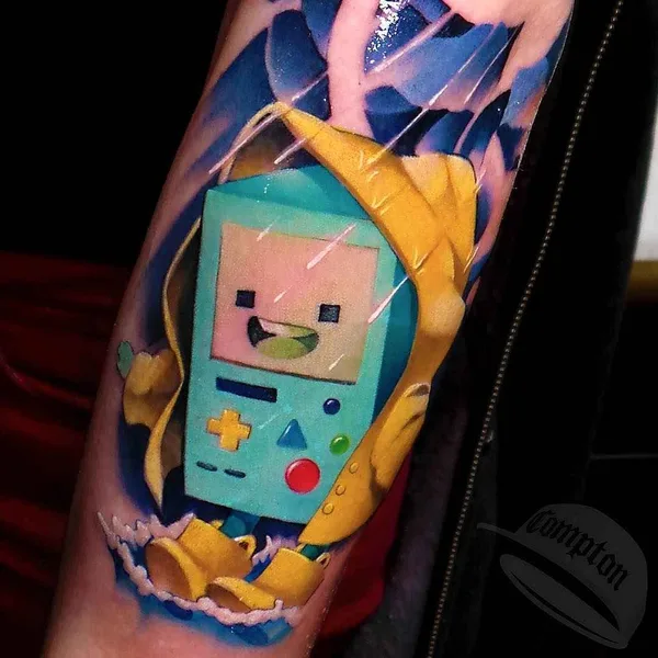Author's Style tattoo by Steven Compton in Houston