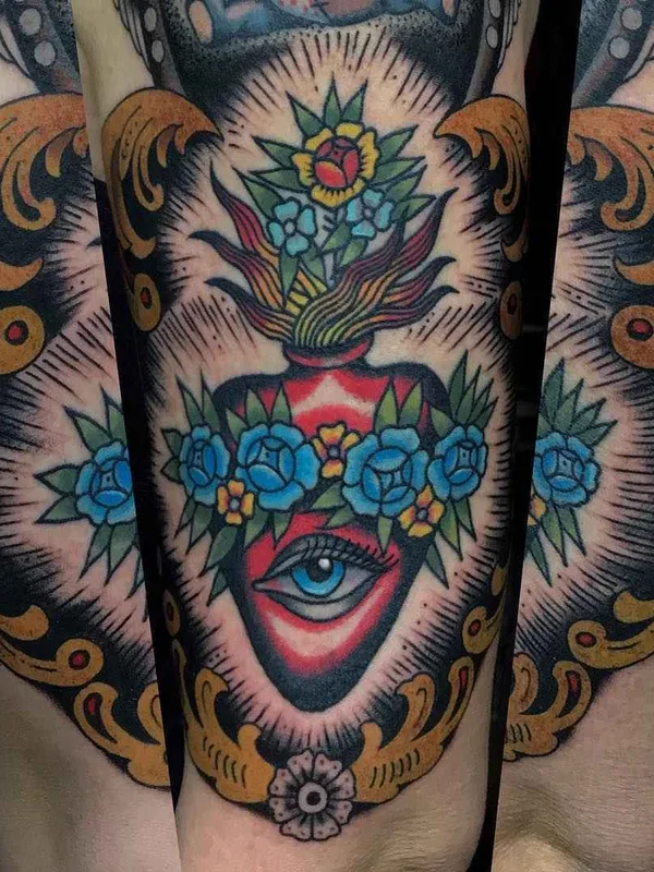 color neo traditional татуировка на forearm #16507 | Тату мастер Дмитрий Речной