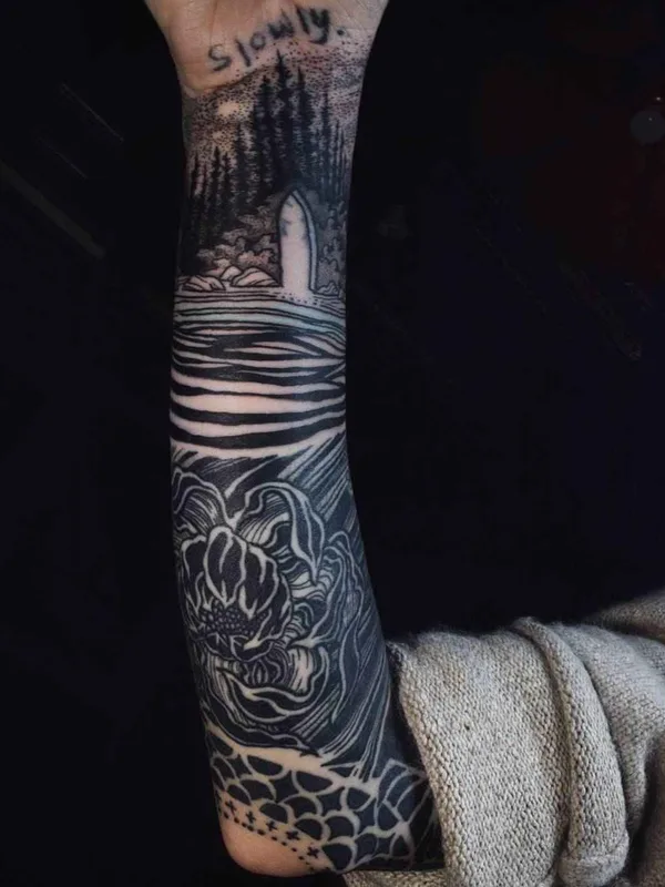 Dotwork tattoo by Noel'le Longhaul (Loone)