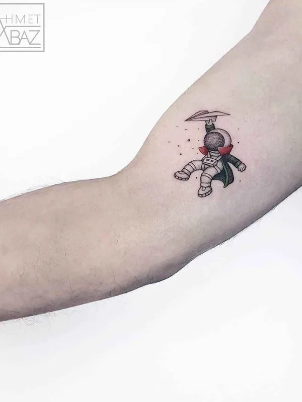 male color miniature tatuaje en forearm #15537 | Tatuador Ahmet Cambaz