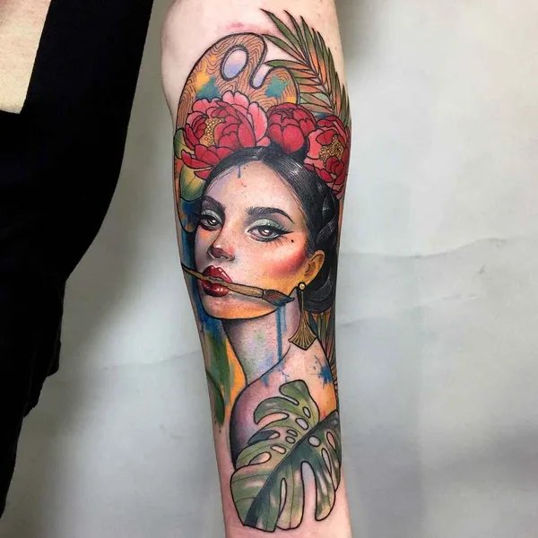 Нео традиционная tattoo by Hannah Flowers in London