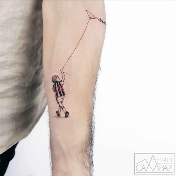 miniature tattoo by Ahmet Cambaz in Стамбул