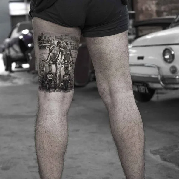 Авторская tattoo by Nikki Norberg in Göteborg