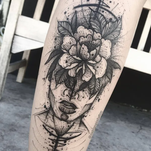 Sketch tattoo by Rodrigo Assi