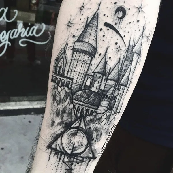 Sketch tattoo by Rodrigo Assi