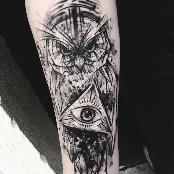 Sketch tattoo by Rodrigo Assi