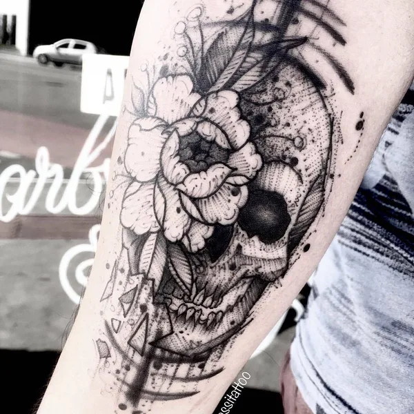 Sketch tattoo by Rodrigo Assi