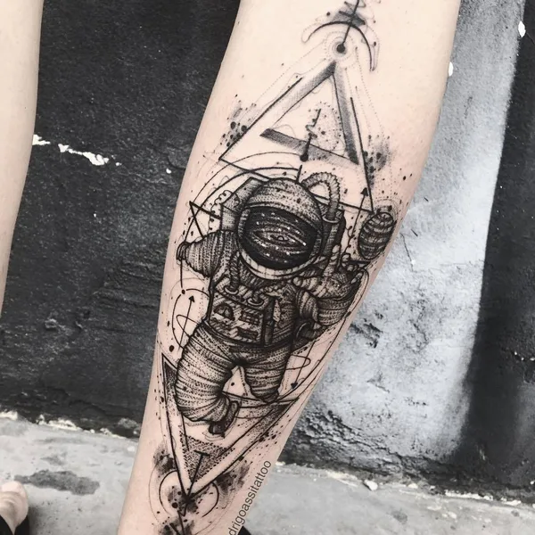 Sketch tattoo by Rodrigo Assi