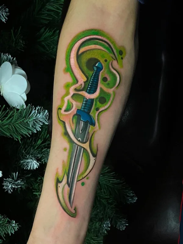 color illustrative татуировка на forearm #52433 | Тату мастер Юлия Штильман