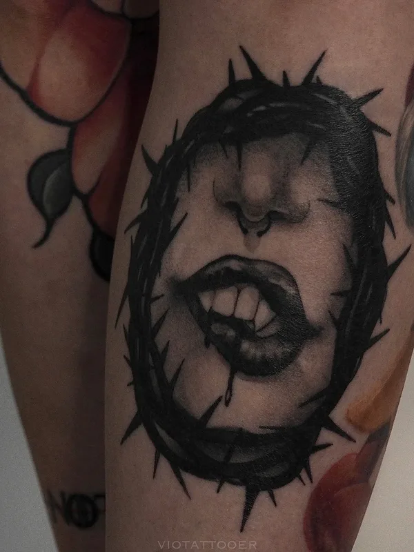 black and grey blackwork татуировка на forearm #52478 | Тату мастер Виолетта Важничая