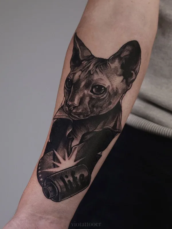 black and grey black and grey татуировка на forearm #52475 | Тату мастер Виолетта Важничая
