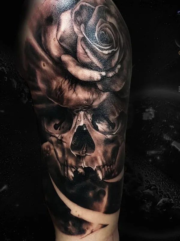 black and grey realism татуировка на forearm #52483 | Тату мастер Julia TESL