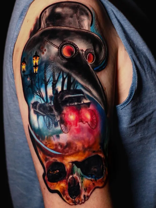 color realism татуировка на upper arm #52488 | Тату мастер Julia TESL