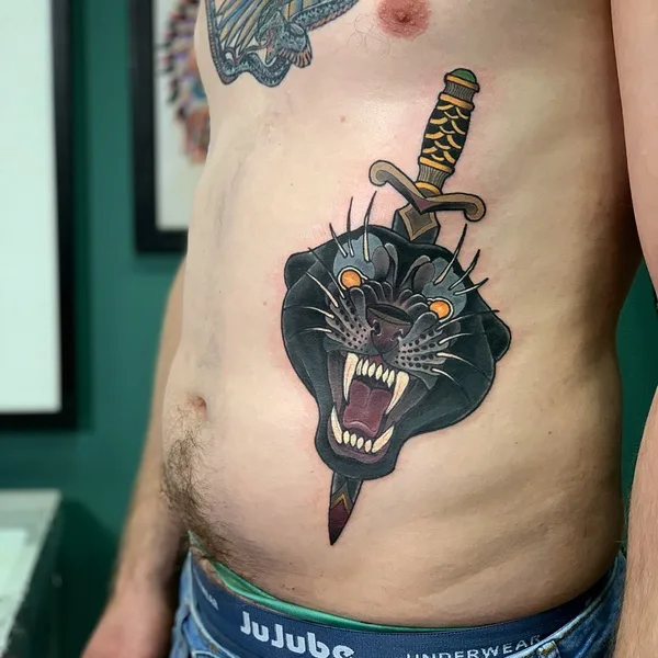 Neo Traditional tattoo by Виктор Дымченко in Ростов-на-Дону
