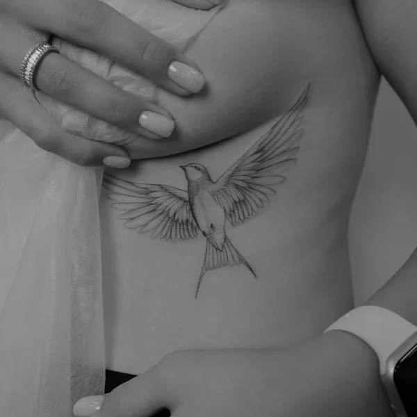 Fine Line tattoo by Лера Шевцова in Ростов-на-Дону