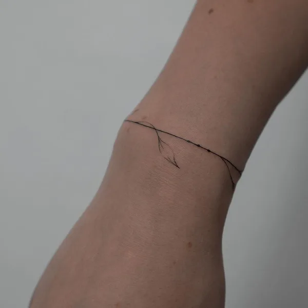 Fine Line tattoo by Лера Шевцова in Ростов-на-Дону