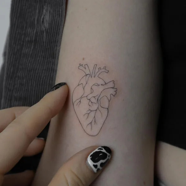 Fine Line tattoo by Лера Шевцова in Ростов-на-Дону
