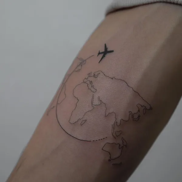 Fine Line tattoo by Лера Шевцова in Ростов-на-Дону