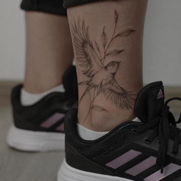 Fine Line tattoo by Лера Шевцова in Ростов-на-Дону