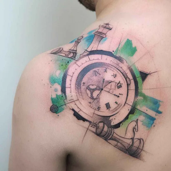 Авторская tattoo by Baris Yesilbas in New York City