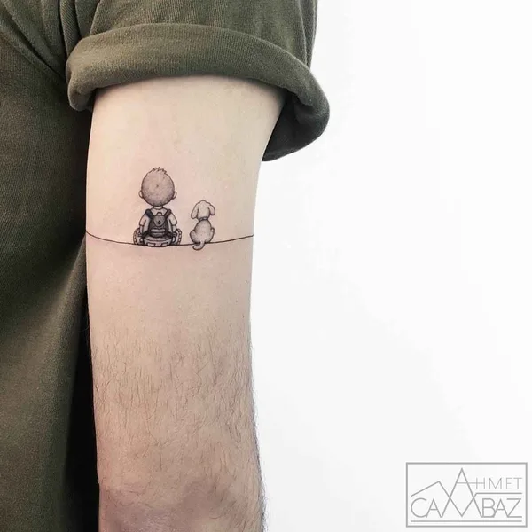 miniature tattoo by Ahmet Cambaz in Стамбул