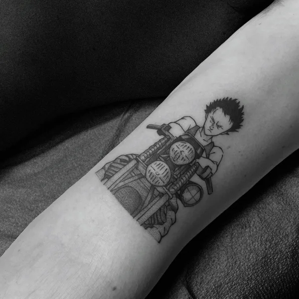 Anime tattoo by Cazr Killz in Los Angeles