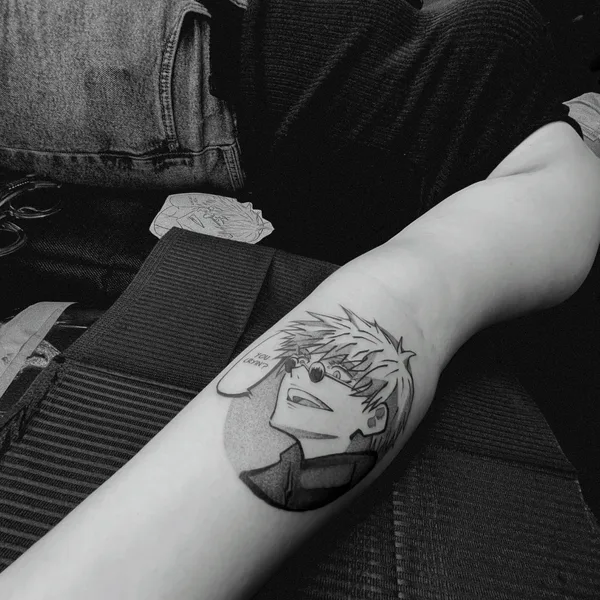 Anime tattoo by Cazr Killz in Los Angeles