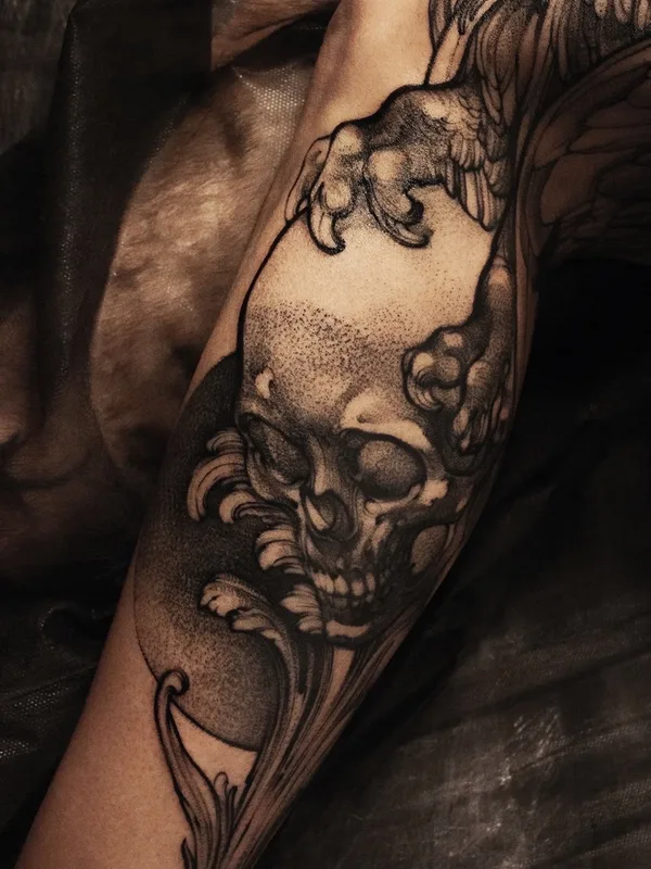 black and grey black and grey татуировка на forearm #65705 | Тату мастер Полина Гаевская