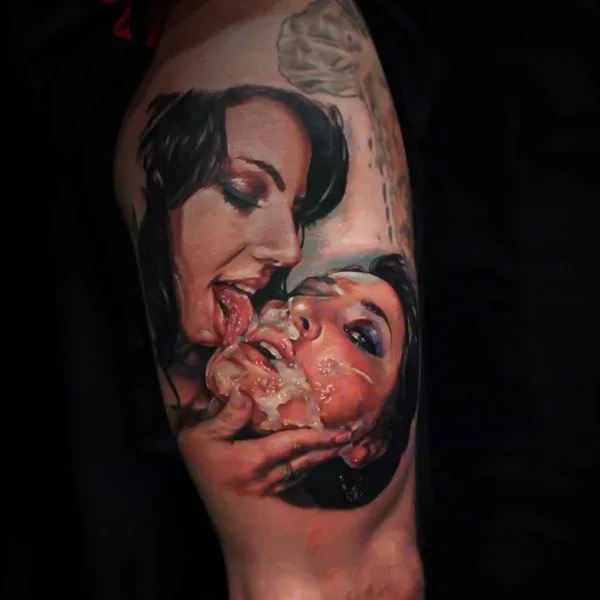 Author's Style tattoo by Kris Busching in New York City