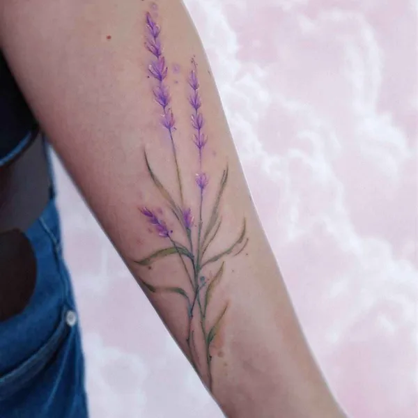 Watercolor tattoo by Ника Столяровская in Севастополь