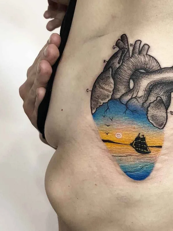 color realism татуировка на chest #17280 | Тату мастер Daria Stahp