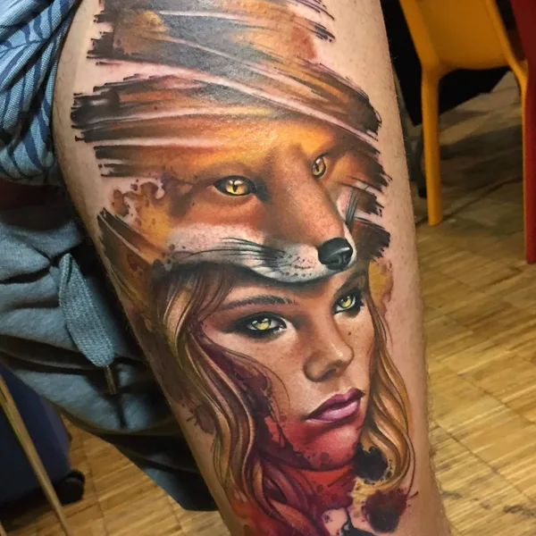 Neo Traditional tattoo by FEDE GAS TATTOO in Zürich