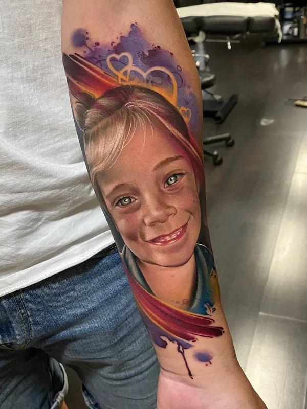 color realism tattoo auf forearm #39321 | Tätowierer FEDE GAS TATTOO