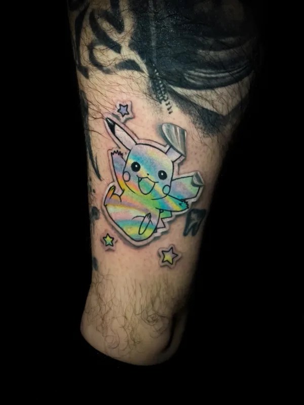 color cartoon Tatuaggio su forearm #53913 | Tatuatore Катя Перец