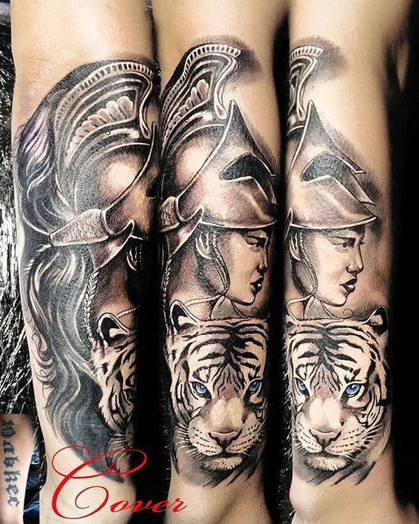 black and grey realism татуировка на forearm #30160 | Тату мастер Гафуров Александр