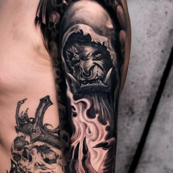 avant-garde tattoo by Константин Киндяков in Красноярск