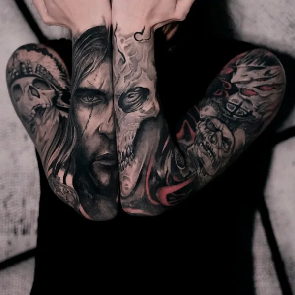 avant-garde tattoo by Константин Киндяков in Красноярск