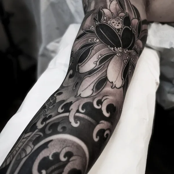 Japanese tattoo by Juvel Vazquez FIBS