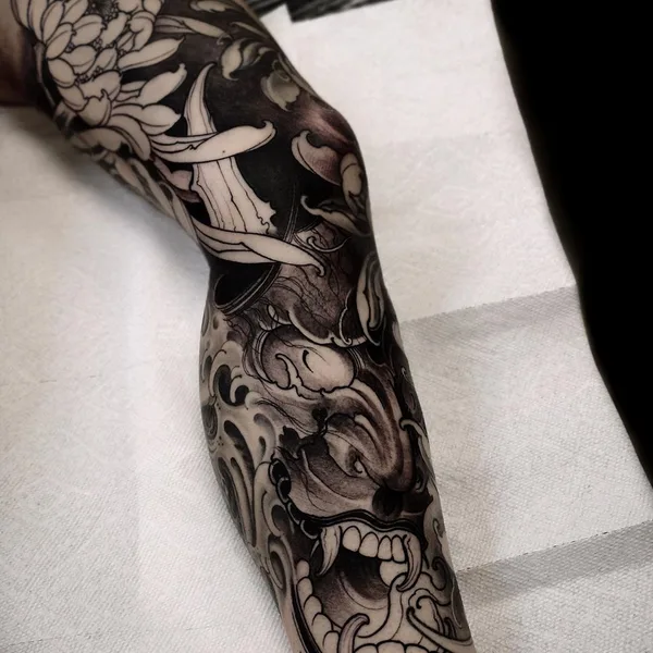 Japanese tattoo by Juvel Vazquez FIBS
